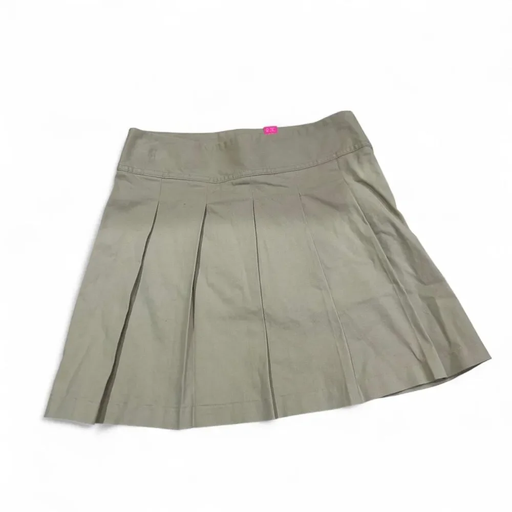 The Children's Place khaki pleated skorts